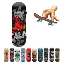 Skate de Dedo Profissional De Madeira Com Rolamento Fingerboard