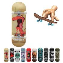 Skate de Dedo Profissional De Madeira Com Rolamento Fingerboard - KS Toys