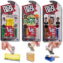Skate de Dedo Tech Deck C/Obstaculos e Card Ref 2893 Origin.