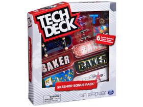 Skate De Dedo Tech Deck com 6 Skates