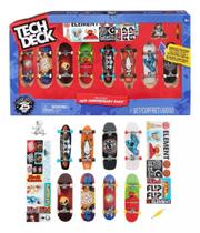 Skate de Dedo Tech Deck Pack Especial Aniversário 8 Skates