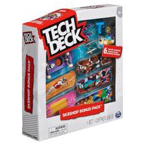 Skate de Dedo Tech Deck Sk8 Shop Bonus Finesse Pack com 6 - 2892 - Sunny