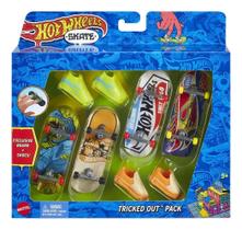 Skate Dedo Hotwheels Pack 4 Fingerboards Shoes Hgt84 Cor do skate Sortido Skate Dedo Hotwheels Pack 4 Fingerboards Shoes Hgt84 Cor do skate Sortido