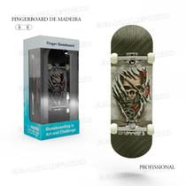 Skate Dedo Profissional De Madeira Com Rolamento Fingerboard