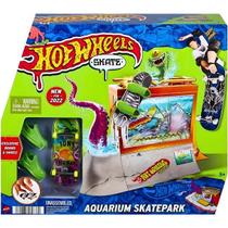 Skate E Rampa Hot Wheels Skatepark Aquário HGT93 Mattel