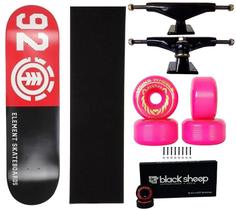Skate Element Maple Montado Profissional 8.0 Roda 55 Abec 15