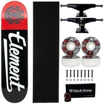 Skate Element Maple Montado Profissional 8.2 Roda Next 53mm Cor:Preto+VermelhoTamanho:ÚnicoGênero:Homem Skate Element Maple Montado Profissional 8.2 Roda Next 53mm Cor:Preto+VermelhoTamanho:ÚnicoGênero:Homem