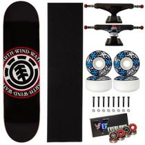 Skate Element Profissional 8.0 Montagem Next Azul Everlong Cor:Preto+AzulTamanho:ÚnicoGênero:Homem