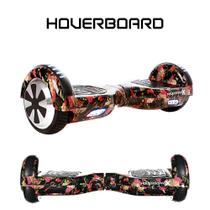 Skate Eletrico 6,5 Caveira Mexicana Flores Hoverboard Smart