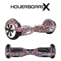 Skate Eletrico 6,5 Caveira Mexicana Roxa HoverboardX Smart