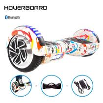 Skate Elétrico 6,5 Grafite Hoverboard com Bluetooth e Bolsa Skate Elétrico 6,5 Grafite Hoverboard com Bluetooth e Bolsa