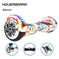 Skate Elétrico 6,5 Grafite Hoverboard com Bluetooth e Bolsa