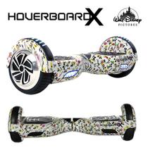 Skate Eletrico 6,5 Mickey Mouse Branco HoverboardX Smart