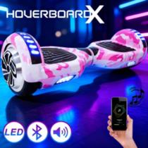 Skate Eletrico 6,5 Pink Military HoverboardX Smart Balance
