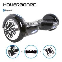 Skate Elétrico 6,5 Preto Hoverboard Bluetooth e Bolsa