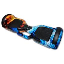 Skate Elétrico Hoverboard 6.5" GELO FOGO Bluetooth e LEDs com Bolsa - Bateria Original - Smart Balance
