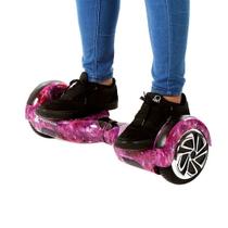 Skate Eletrico Pink Universe 6,5 pol de Roda Led