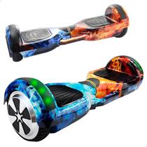 Skate Elétrico Radical Hoverboard Smart Balance fogo gelo
