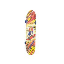 Skate Estampado Colorido com Kit Proteção 6+ 3108 Fênix