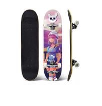 Skate Feminino Semi Profissional E Iniciante Menina Gamer