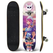 Mini Skate Feminino com Capacete Kit Proteção Rosa Esqueite - BFX - Mini  Skate - Magazine Luiza