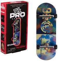 Skate Fingerboard Tech Deck Element Pro Series - Com Estojo de Armazenamento