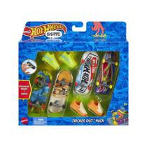 Skate Fingerboards Hot Wheels Skate 4 com 2 pares de sapatos Skate Fingerboards Hot Wheels Skate 4 com 2 pares de sapatos