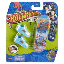 Skate - Hot Wheels - Brinquedo Skateboard Com Tenis (hgt46)