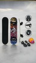 Skate Infantil 24 Pol Completo Com Kit De Proteção Skate Infantil 24 Pol Completo Com Kit De Proteção