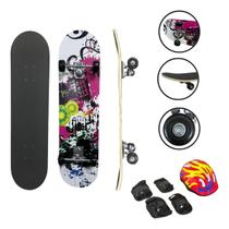 Skate Infantil 31 Iniciante Montado Completo com Kit de Proteção Importway Bw-014kc City Skate Infantil 31 Iniciante Montado Completo com Kit de Proteção Importway Bw-014kc City