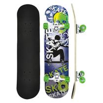 Skate Infantil 78cm Semiprofissional Grande 50kg Completo - DM Toys