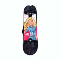 Skate Infantil Barbie C/ Kit De Segurança F00105C - Fun Skate Infantil Barbie C/ Kit De Segurança F00105C - Fun