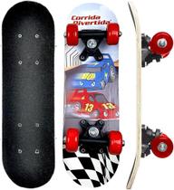 Skate Infantil Corrida Madeira 43,5cm ate 30kg, DM Radical