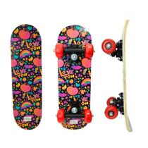 Skate Infantil Estampado Montado Completo Suporta 30Kg 18277