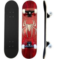 Skate Infantil Homem Spider Aranha Skat Desenho Super Heroi