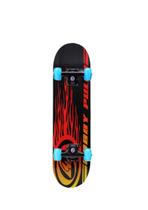 Skate Infantil Juvenil Lixa 79cm Shark Blue Fire Bobby