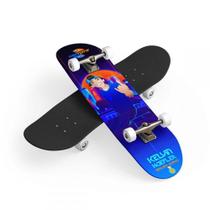 Skate Infantil Kelvin Hofler Skateboard Iniciante Suporta 70kg M2 Unitoys