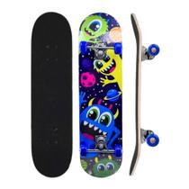 Skate Infantil Montado Com Lixa 7 Lâminas Brinquedo Radical - Cks