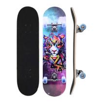 Skate Infantil Montado Com Lixa 7 Lâminas Brinquedo Radical