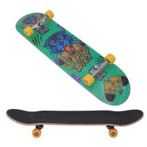 Skate Infantil Radical com Kit de Proteção Capacete Até 90 Kilos