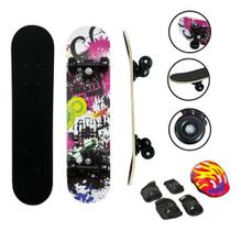 Skate Infantil Radical Iniciante Menina Menino 60 Cm Cor City Skate Infantil Radical Iniciante Menina Menino 60 Cm Cor City