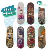 Skate Infantil Radical Iniciante Sk8 Turma Do Skate 43 Cm