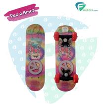 Skate Infantil Radical Iniciante Sk8 Turma Do Skate 43 Cm