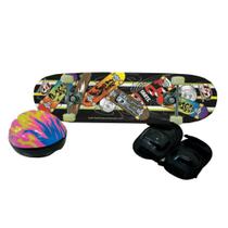 Skate Infantil Semi Profissional Shape Lixa Estampado Suporta até 50kg Menino e Menina Skate Infantil Semi Profissional Shape Lixa Estampado Suporta até 50kg Menino e Menina