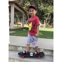 Skate Infantil Skateboard Radical Preto 4 rodas de alta qualidade