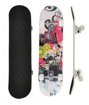 Skate Infantil Varias Cores Com Lixa 78,5Cm