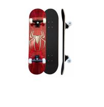 Skate Iniciante Completo Esqueite Desenho Skat Spider Aranha