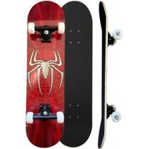 Skate Iniciante Esqueite Spider Aranha Semi Profissional