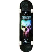 Skate Intermediário Street Meerkat Skull (Truck De Aluminio)