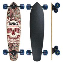 Skate Longboard completo Unic - Caveira - Unic Skateboard